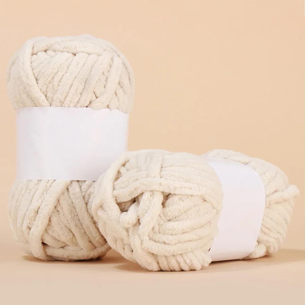 50g Thick Velvet Yarn Handmade DIY Knitting Yarn Wool Line Baby Scarf Hat Soft Chenille Yarn Knit Wol Crochet Knitting