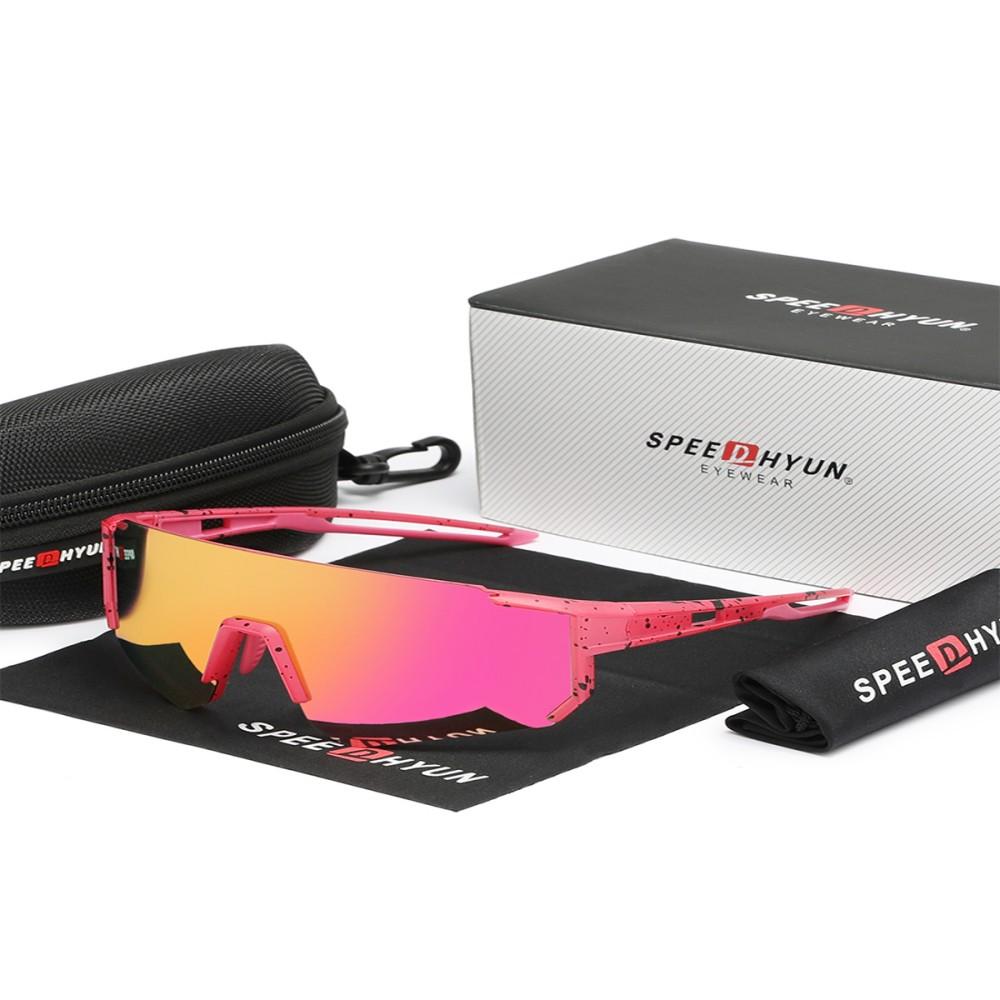 Профессиональные велосипедные очки SPEEDHYUN с фотохромными линзами и аэродинамическим дизайном для шоссейного велоспорта