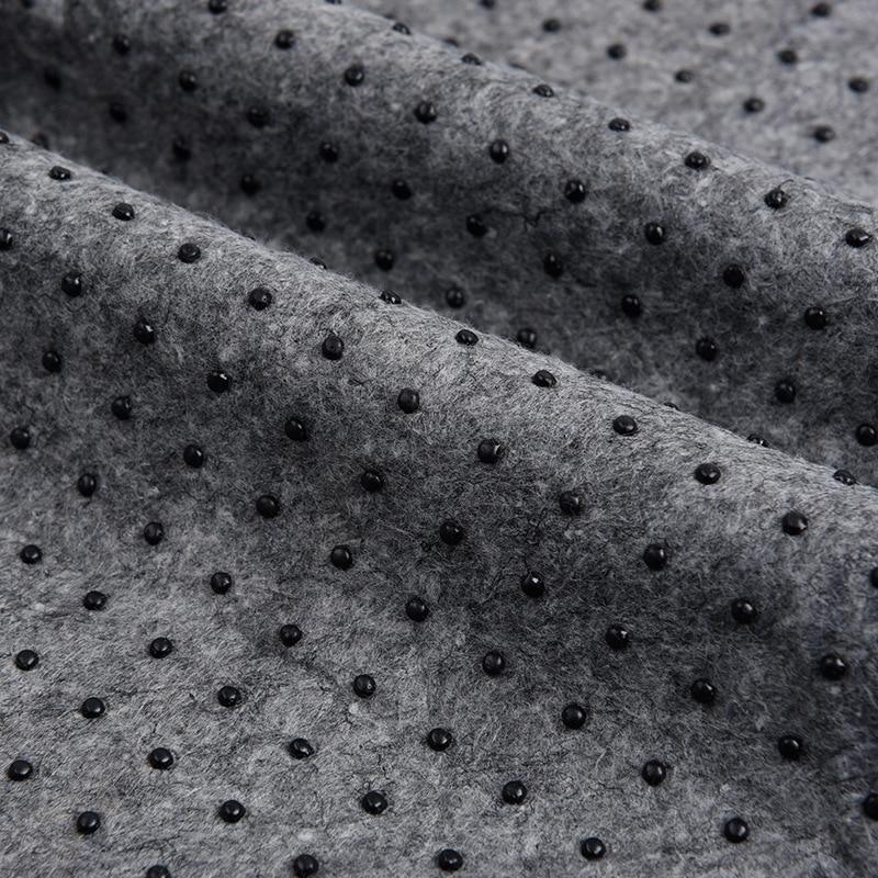 100x160cm Silicone Dot Vinyl Rubber Non Slip Felt Polyester Fabric For Diy Carpet Floor Mats Car Seat Cushion Anti-slip Material