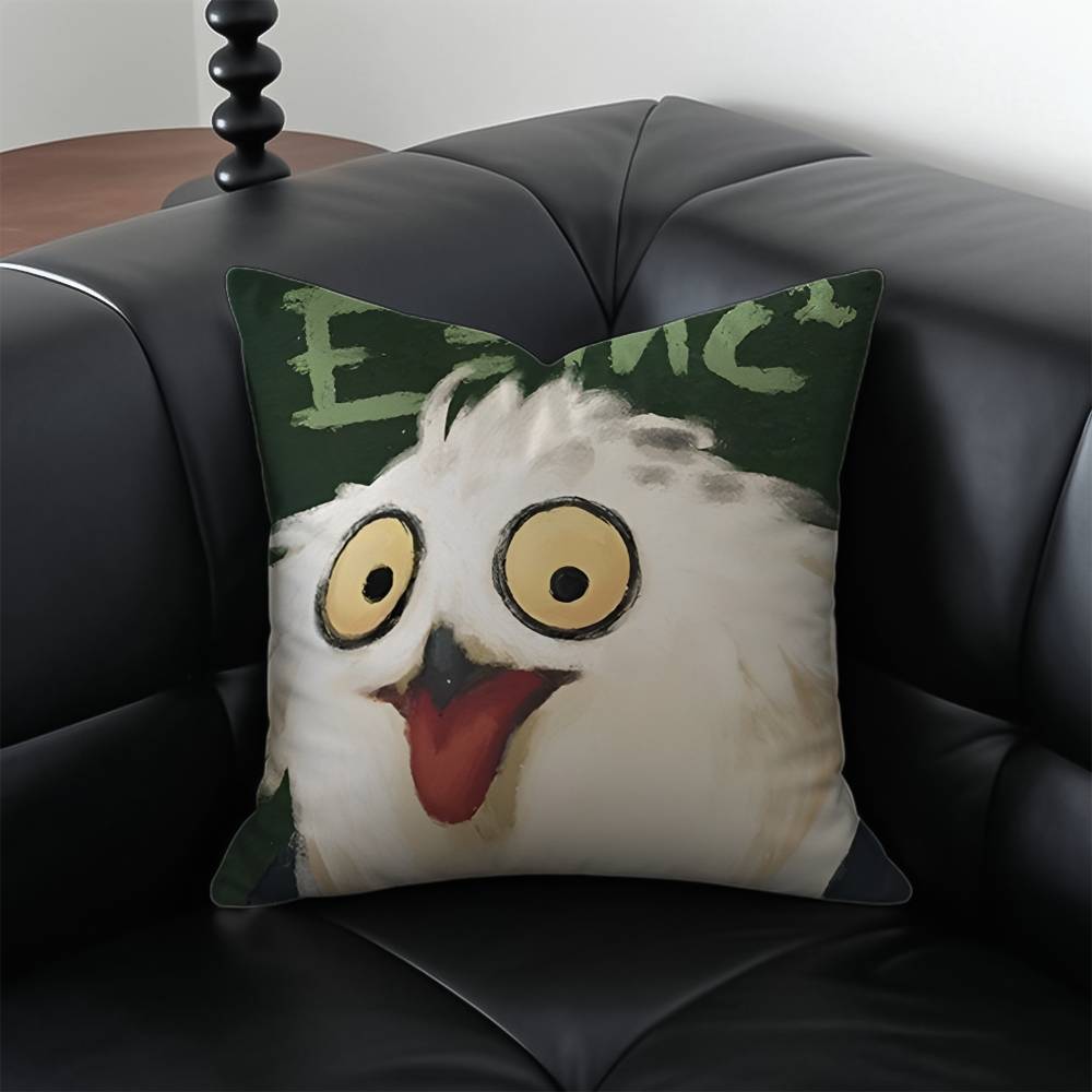 Мультяшный персонаж P-Party Animals Наволочка Антипылевой клещ Наволочка Невидимая молния Шелковистый короткий плюш Чехол для диванной подушки