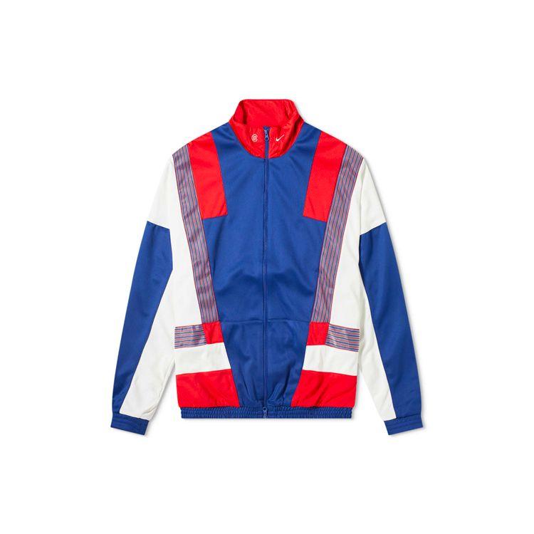 Nike Комплект спортивной куртки с вышитым логотипом Clot Collaboration, спортивная одежда унисекс, синий BQ5431-455