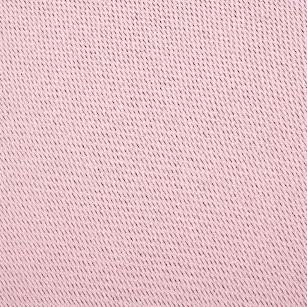 Blackout Curtains with Rings 2 pcs Baby Pink 140 x 140 cm