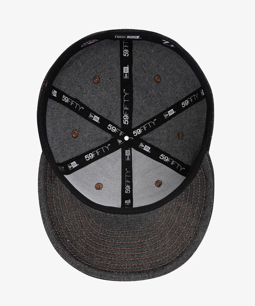 NEW ERA Mlb New York Yankees Denim Fitted Cap Denim Black
