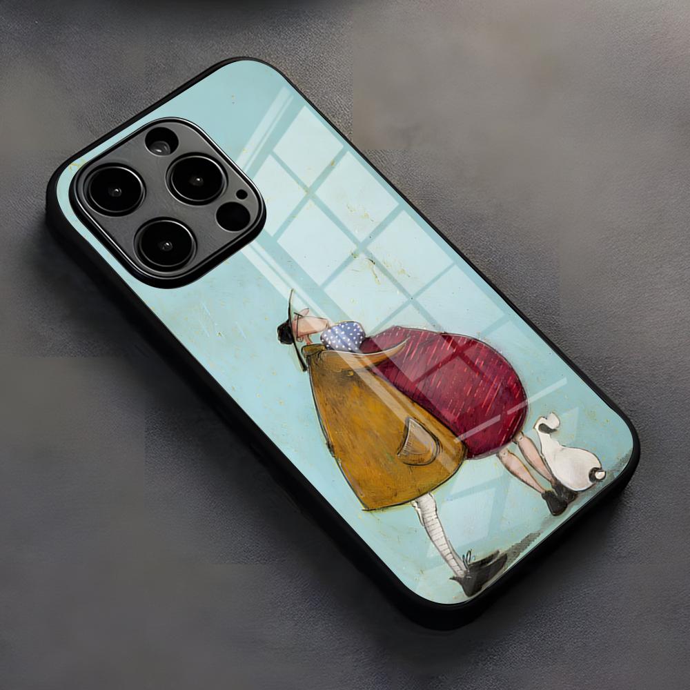 S-Sam Toft Art Phone Case For IPhone 17 Pro Max 16 15 14 Pro Max 13 11 X Xs Xr 8 7Plusglass Cover