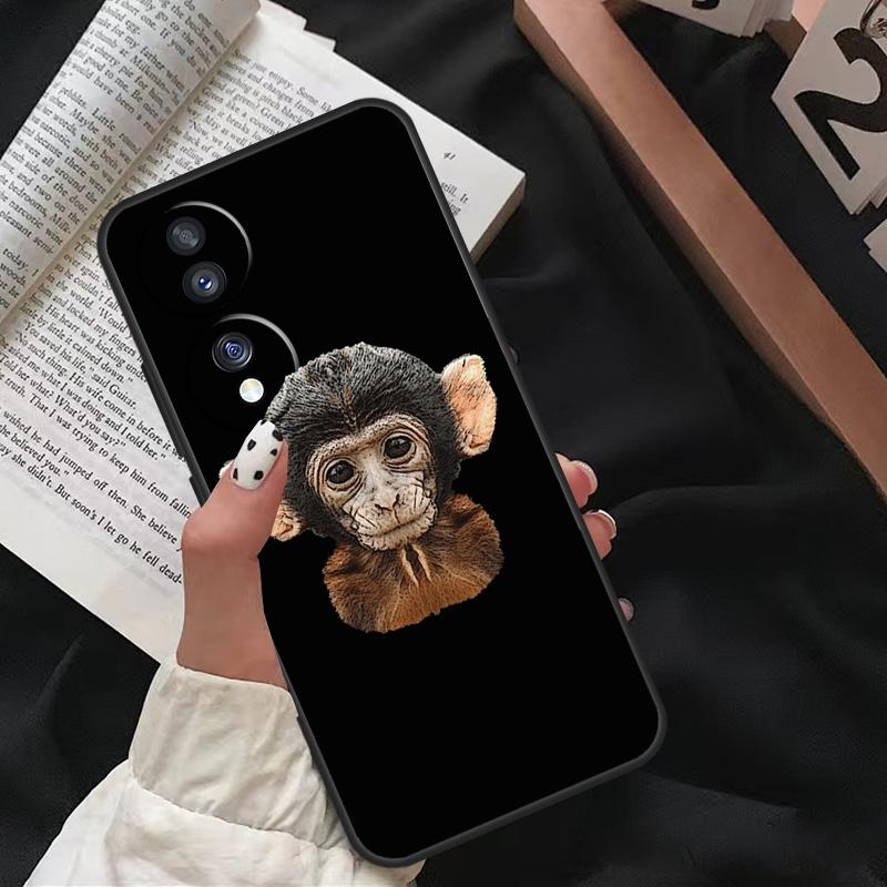 Обезьяна Горилла Обезьяна Ребенок Для Honor Magic 7 Lite 6 8 Pro Чехол Для Honor 200 400 50 70 90 X8c X8b X9a X9b X9c X9d Win RT