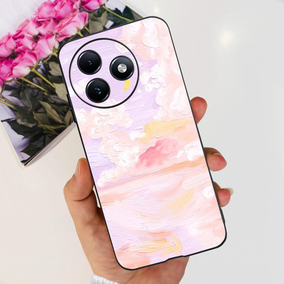 Чехол Для Itel S24 Чехол S667LN Популярный Цветок Бабочка Мягкий Силикон Ударопрочный Чехол Для Телефона Для Itel S24 2024 Бампер S 24 Funda