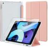 Case for iPad 10.2" - Shockproof Protection - Pink - Tempered Glass - Stylus Compartment - Elegant Design