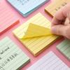 8Pcs with Lines Memo Pad Paper 8 Rainbow Color Writing Memo Pad Student Writing Marker  Notepad