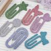 Earrings Silicone Molds Jewelry Making Mold Paper Clip Shape Pendant Moulds Silicone Texture Present for Art Enthusiasts