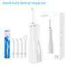 Оральный ирригатор, скалер для зубов, 3-скоростная регулировка, ирригатор, портативный стоматологический ирригатор, 180 мл, водонепроницаемый очиститель зубов IPX7