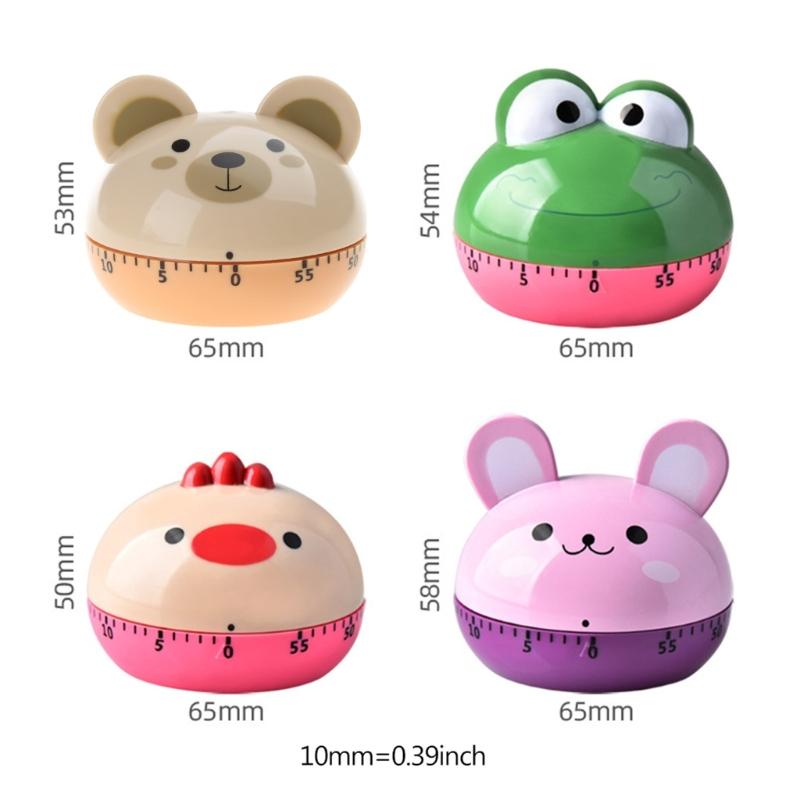 Animal Timer Digital Kitchen Countdown Clock Cute Animal Alarm Clock for Time Management Tool for Children & Adult Nice