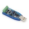 Industrial USB to RS485 RS232 Converter Upgrade Protection USB V2.0 Serial Download Cable for PLC Sensor Inverter Instrument