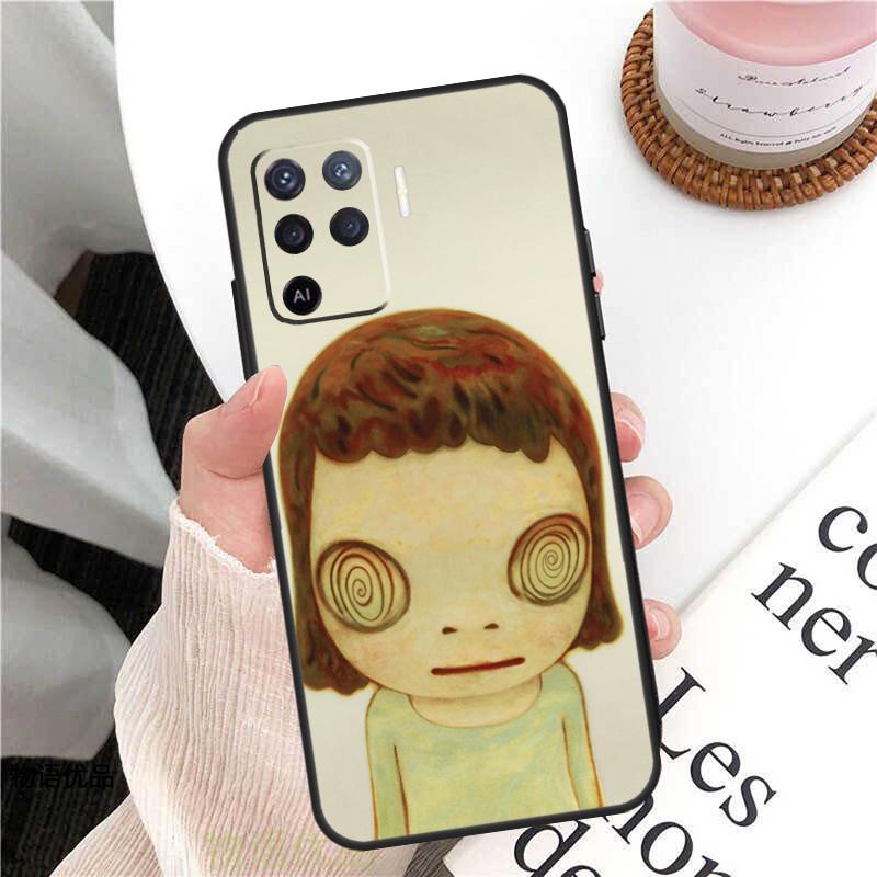 Чехол Yoshitomo Nara Для Oppo A78 A54 A74 A94 A17 A57 A77 A76 A16 A96 A18 A60 A80 A40 A38 A58 A98 A15 A5 Pro