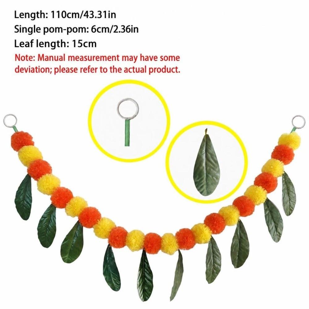 Hanging Marigold Garland Long Strands Calendula Garland New Party Decoration Garland Home Decor