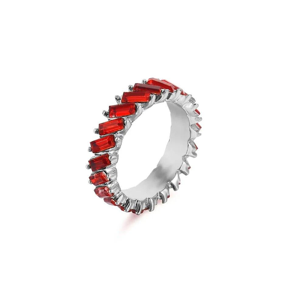 VG 6 лет 2023, высокое качество, радужное кольцо, кубическое обручальное кольцо для женщин, кольцо цвета вечности, женские ювелирные аксессуары, аксессуары