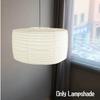 Lamp Paper Sheepskin Shades White Drum Shape Lantern Lampshade Living Room Decor