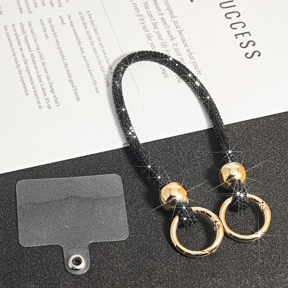 Яркий ремешок для телефона со стразами, чехол для телефона с цепочкой, ремешки, аксессуары для телефона