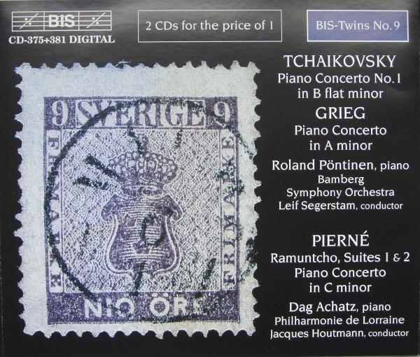 CD ЧАЙКОВСКИЙ / ГРИГ / ПЬЕРН / АCHA - Фортепианные концерты Чайковского BISCD375+381 BIS 1995 Швеция Классика Б/У