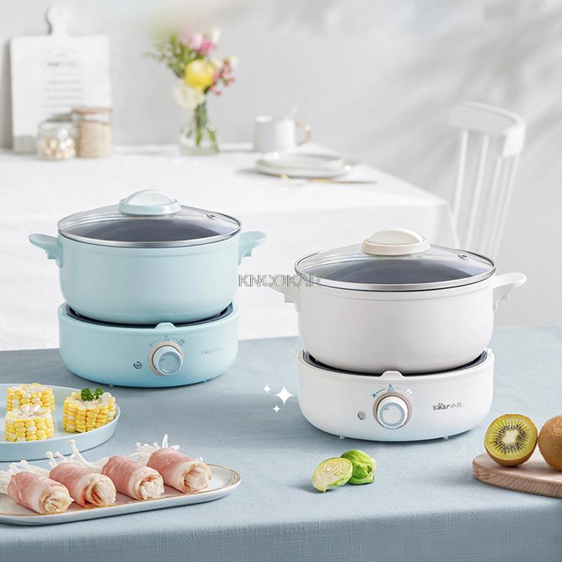 Электрическая плита Многофункциональная бытовая раздельного типа студенческое общежитие маленькая электрическая хот-пот интегрированная сковорода для жарки лапши