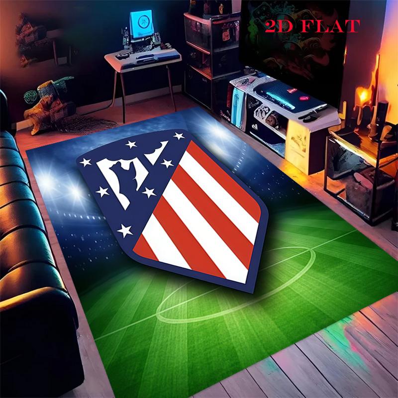 Atleti Carpet Rug for Living Room Bedroom Home Sofa Decoration,Kids play Nonslip Floor Mat