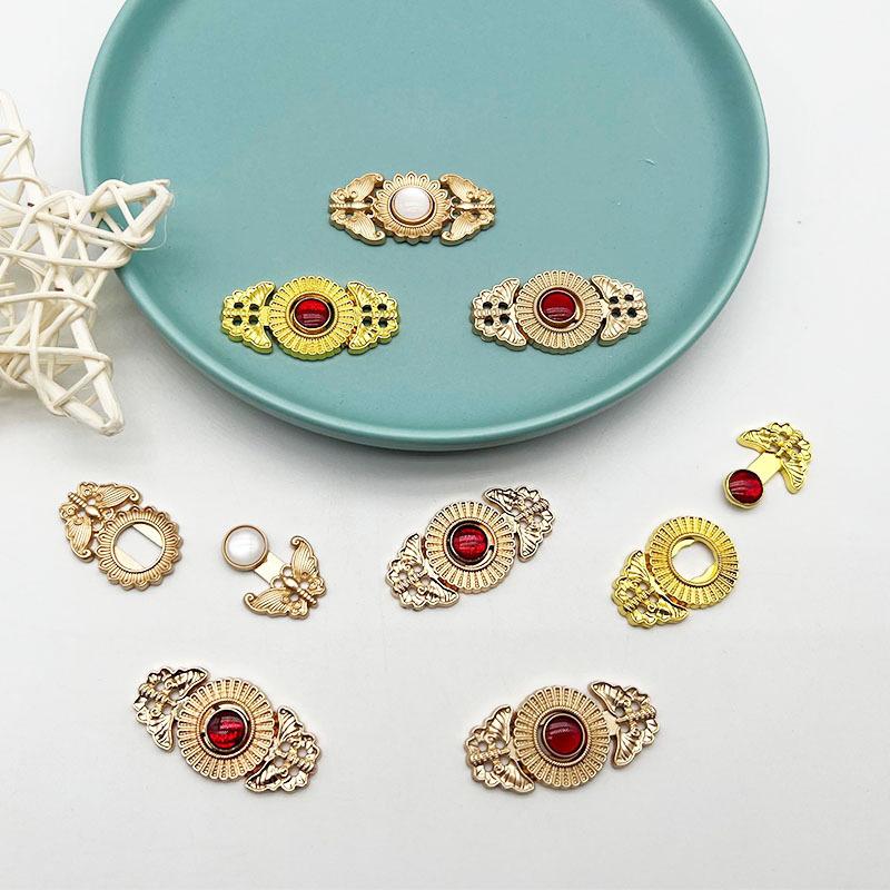 Пуговицы Пуговицы для одежды в китайском стиле, Все виды больших и полных детских пряжек, Пряжки для воротника, Пряжки для ханьфу и ципао