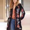 Осенняя новая женская куртка с принтом, подчеркивающая темперамент, для поездок на работу, средней длины
