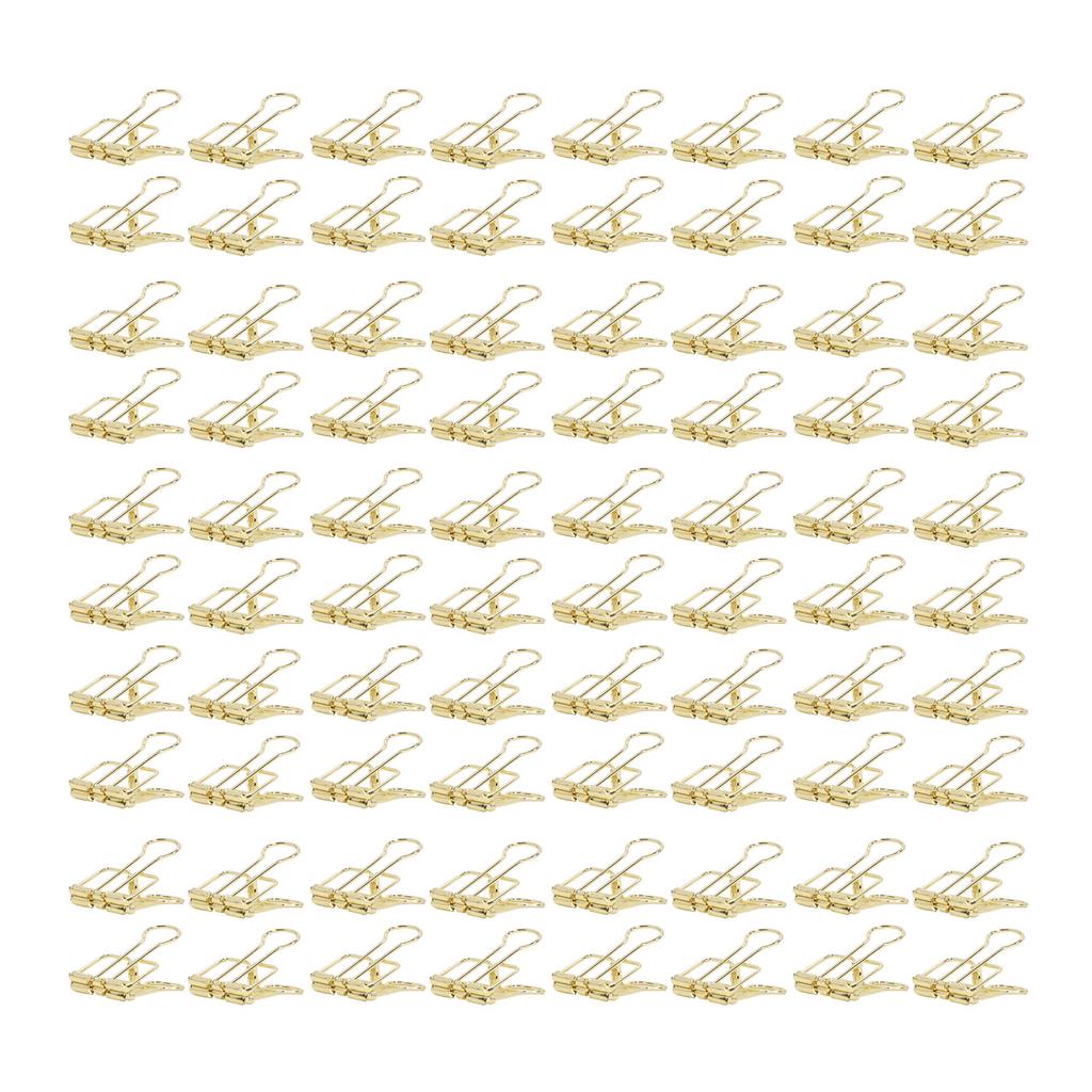 80 шт. полых зажимов 0,7 дюйма прочные металлические полые крепкие зажимные зажимы для бумаги для домашнего офиса