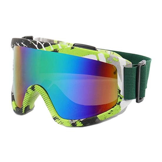 Зимние уличные лыжные очки для мужчин и женщин, линзы с двойным слоем, защита от запотевания, солнцезащитные очки для снега, ветрозащитные, защита от УФ-лучей, солнцезащитные очки для занятий спортом на открытом воздухе