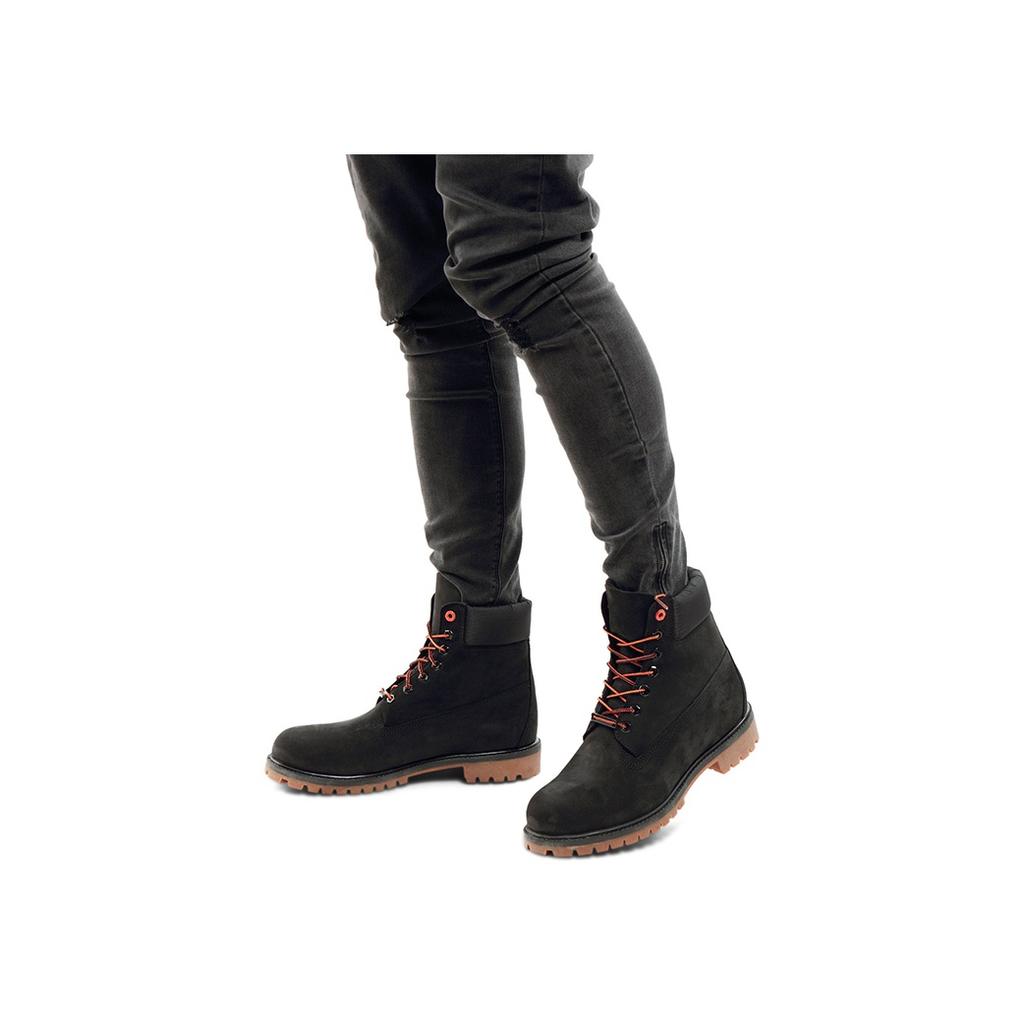 Timberland 6 Inch Classic Work Outdoor Boots Short Black Wide Men Boots A1U7M