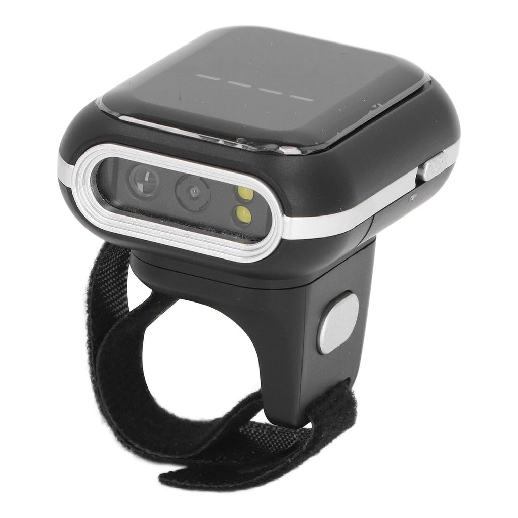 Кольцевой сканер штрих-кода 2.4G Беспроводной Bluetooth 2D Считыватель кодов Носимый Пальцевой инструмент для сканирования штрих-кода