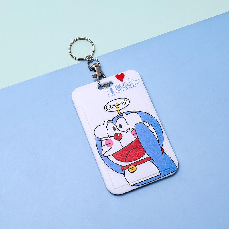 Doraemon Meal Card Holder - Cute Student & Work ID Lanyard, Access Control & Bus Card Holder
