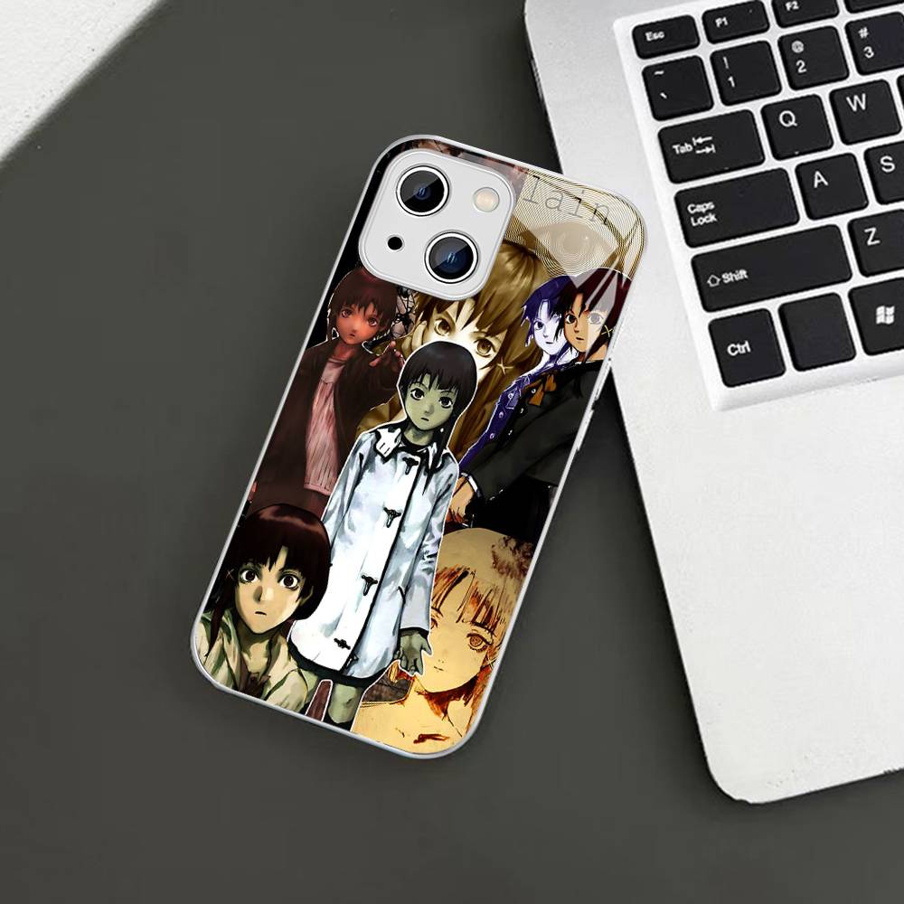 Сериальные Эксперименты Лейн Аниме Закаленное Стекло Для Iphone 14 13 12 11 Pro Mini XS MAX 14Plus X XS XR Чехлы