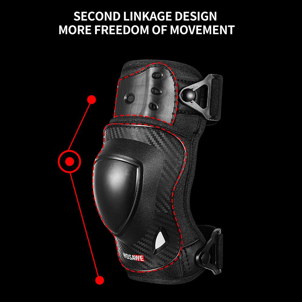 Wosawe Взрослый мотоциклетный бронежилет, защита груди, спины, защитное снаряжение для мотокросса, наколенники, налокотники