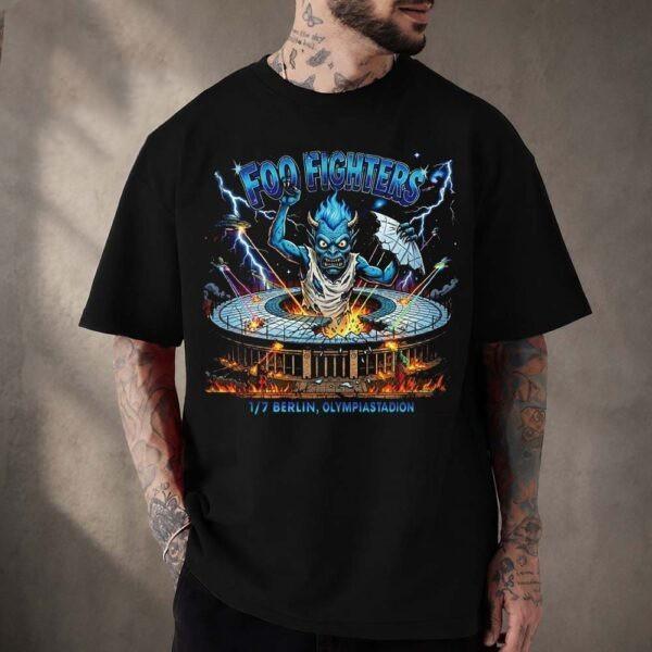 Foo Fighters Berlin Germany 2026 Take Cover Tour Stadium Concert Unisex T-Shirt