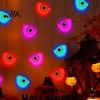Scary Eye Wall Decor 12/16Pcs Halloween 3D Lighted Eyes Decoration, Glowing Spooky Sticker, LED Light-Up for Walls, Windows, Doors, Holiday