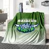 Canberra Raiders Logo Print Flannel Blanket High Quality Warm Comfortable Cover for All Seasons Perfect for Gifts Home Decor