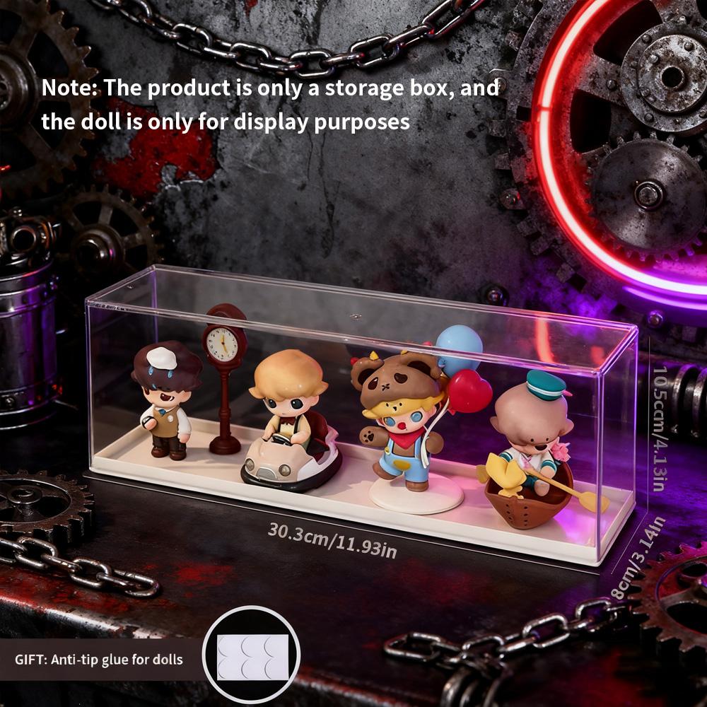 Премиальная коллекционная полка Пылезащитный дисплей для игрушек в слепой коробке Хранение 1/2/3 слоя на выбор