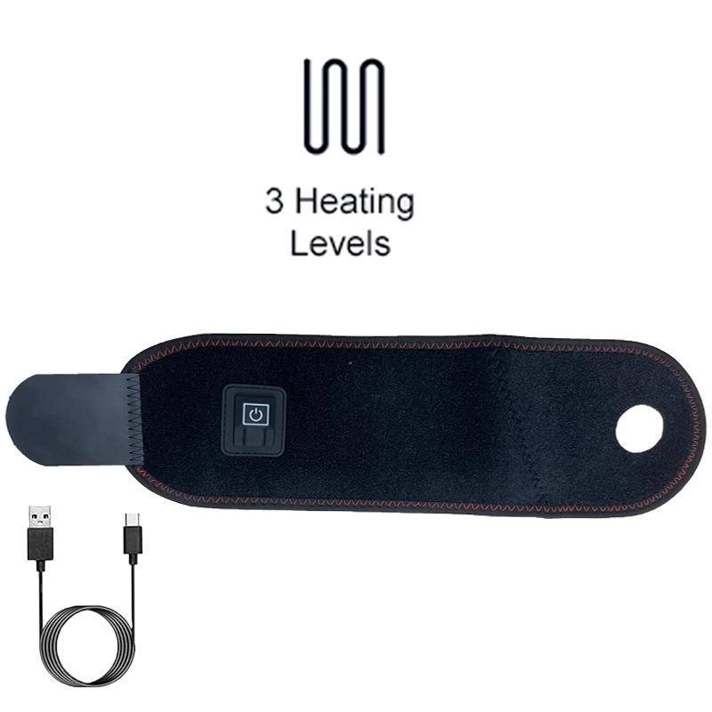 Подогреваемый пояс для голеностопа, массажер для голеностопа, поддержка, нагрев голеностопа, регулируемая температура, боль при артрите, спортивный голеностоп, грелка для стопы