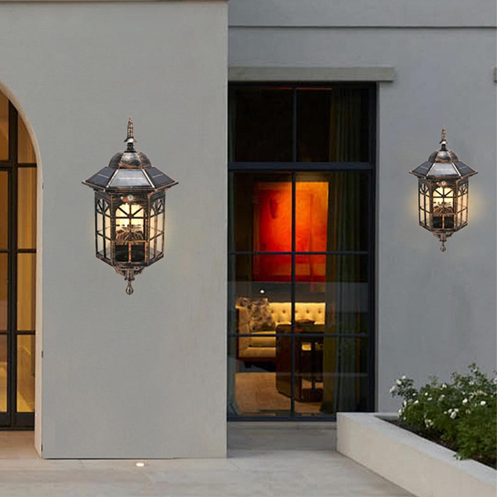 D2 Подвесные фонари в виде солнечного пламени для улицы IP65 3 режима Лампа на солнечной батарее Настенные светильники Ограждение Патио Веранда Садовый декор