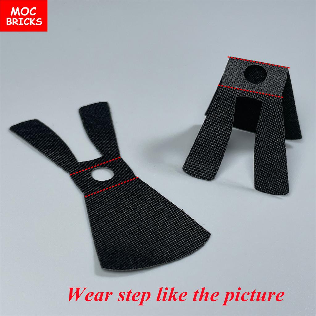 Кубики MOC Плащ Накидка Студенческая Шляпа Полное Платье 97302 Сцена Выпускной Речи Строительные Блоки Детские Игрушки Для Детей