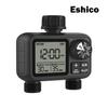 Eshico 2025 новейший цифровой таймер для воды с 2 выходами, независимое программирование зоны A/B, регулируемый разбрызгиватель, простая установка