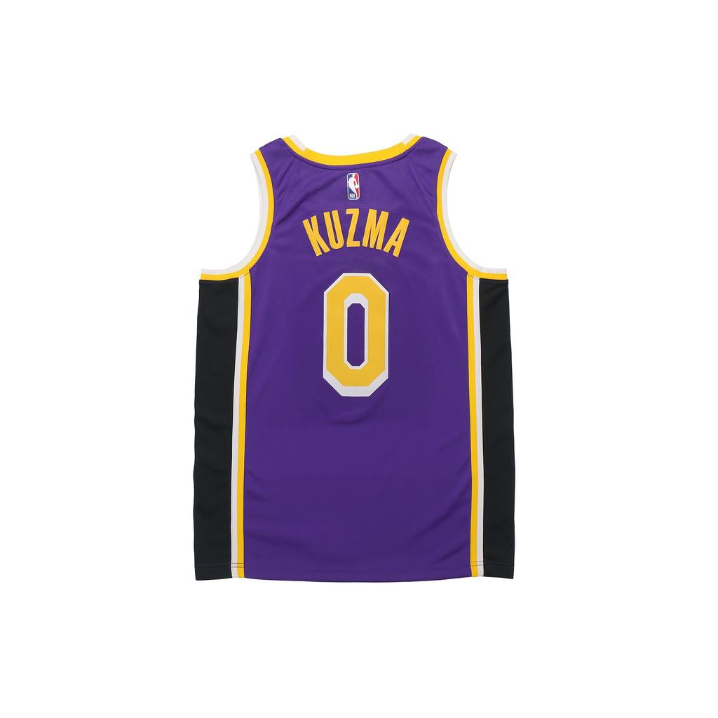 Nike NBA Basketball Jersey Los Angeles Lakers City Edition Fan Version Men Tops Purple AA7097-512