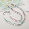 Anti-Slip Acrylic Phone Chain Vintage Crossbody Lanyard Retro Portable Phone Strap  For Women