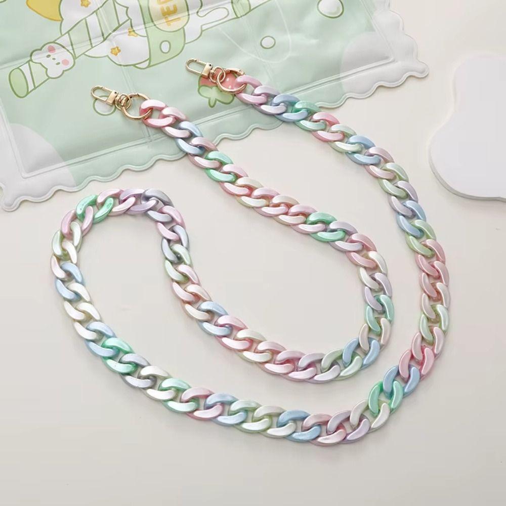 Anti-Slip Acrylic Phone Chain Vintage Crossbody Lanyard Retro Portable Phone Strap For Women