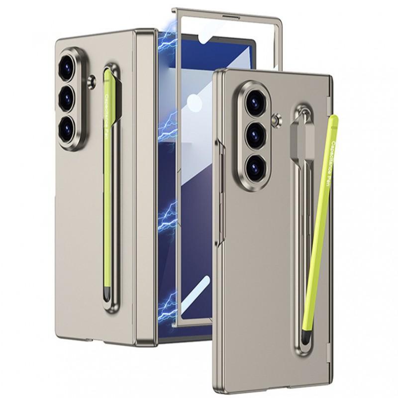 Магнитный чехол-защелка для Galaxy Z Fold8 Ultra со встроенным слотом для стилуса и защитой шарнира