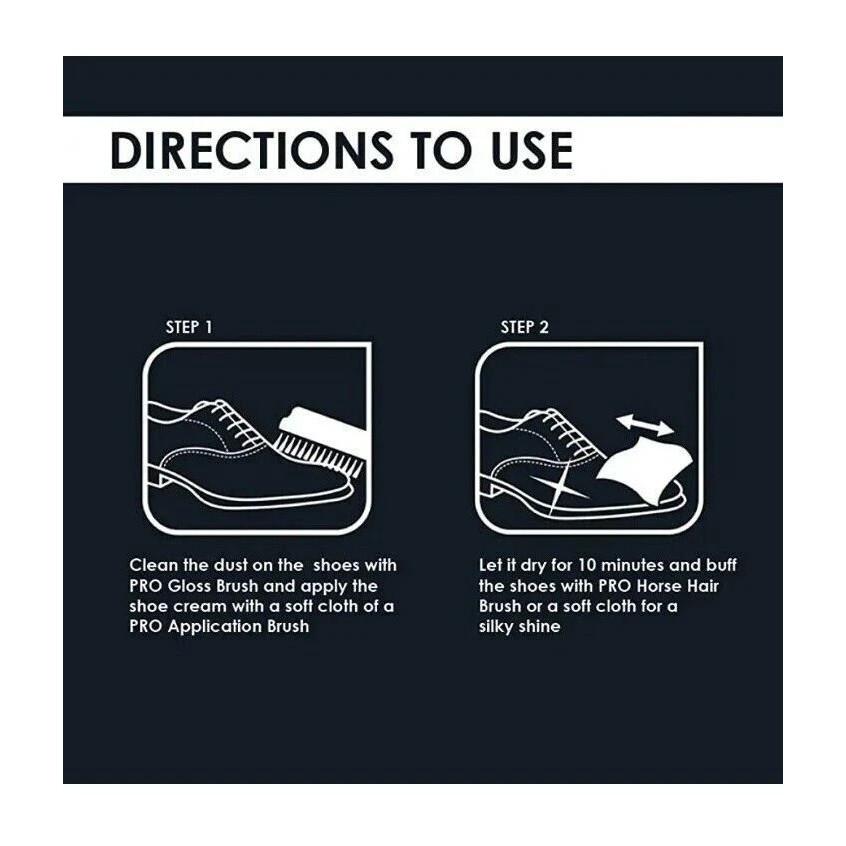 PRO SHOE CREAM SHOE POLISH, leather shoe polish, 50ml, shoe cream, bees Wax