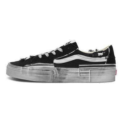 Sk8 Reconstruct Кроссовки унисекс с круглым носком, на шнуровке, низкие, для скейтбординга, черные VN0009QSBP7