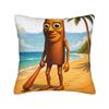 There is Motion at Your Front Door Tung Tung Tung sahur Meme Pillowcase Cushion Cover Gift  Pillow Case Cover Home Wholesale