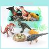 Новый портативный набор «Юрские динозавры» с удобным ящиком для хранения и реалистичным ковриком-деревом