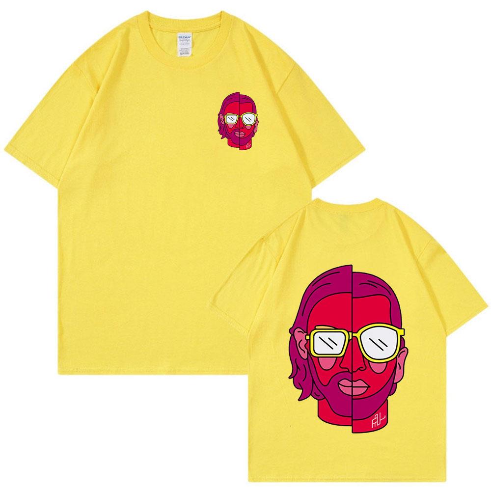 Le Monde Chico Graphic Print Tshirt Streetwear Album PNL French Rap T-shirts Summer Cotton T Shirt Short Sleeve Men Fashion Tees